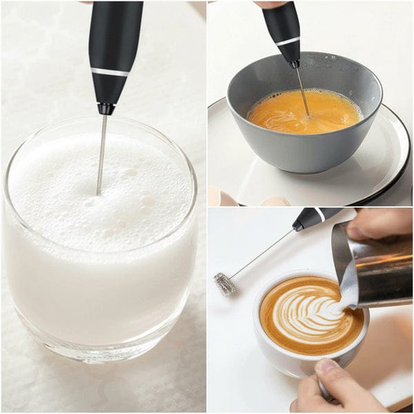2-in-1 USB Rechargeable Electric Milk Frother & Egg Whisk | Coffee Beater for Creamy Foam & Easy Mixing