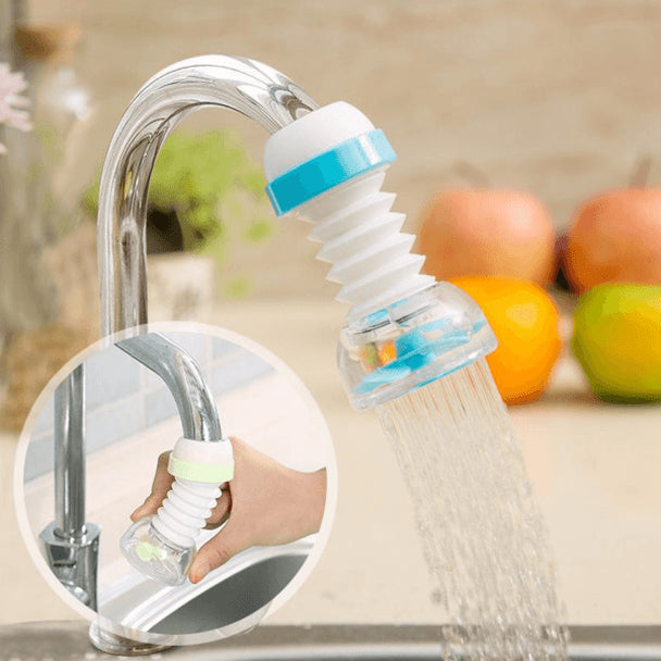 360° Rotating Kitchen Faucet Sprayer & Water-Saving Filter | 3-Mode Tap Nozzle with Splash Regulator