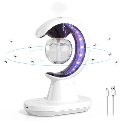 3-in-1 Smart Electric Mosquito Repellent, Air Humidifier & LED Lamp | Multifunctional Home & Office Device
