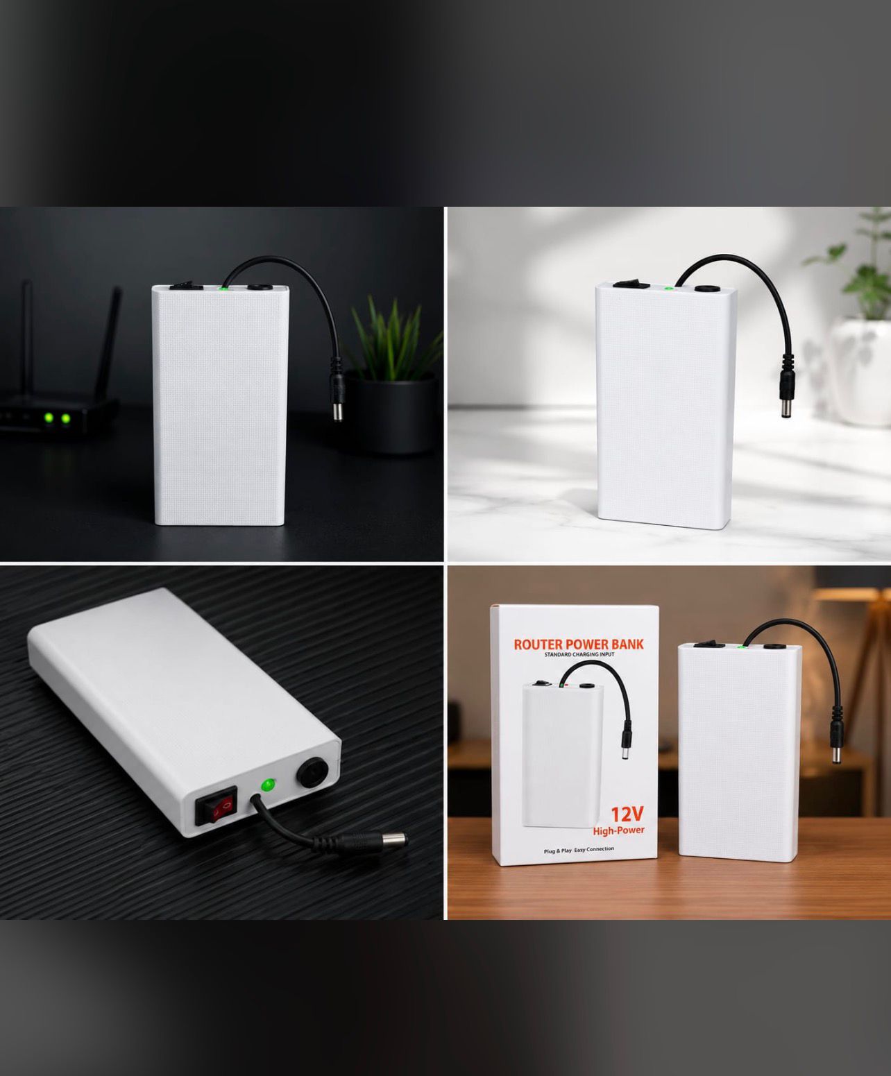 Xiaomi Mi 20000mAh 12V Router Power Bank | Mini UPS Battery Backup for Wi-Fi Router, Modem & ONU