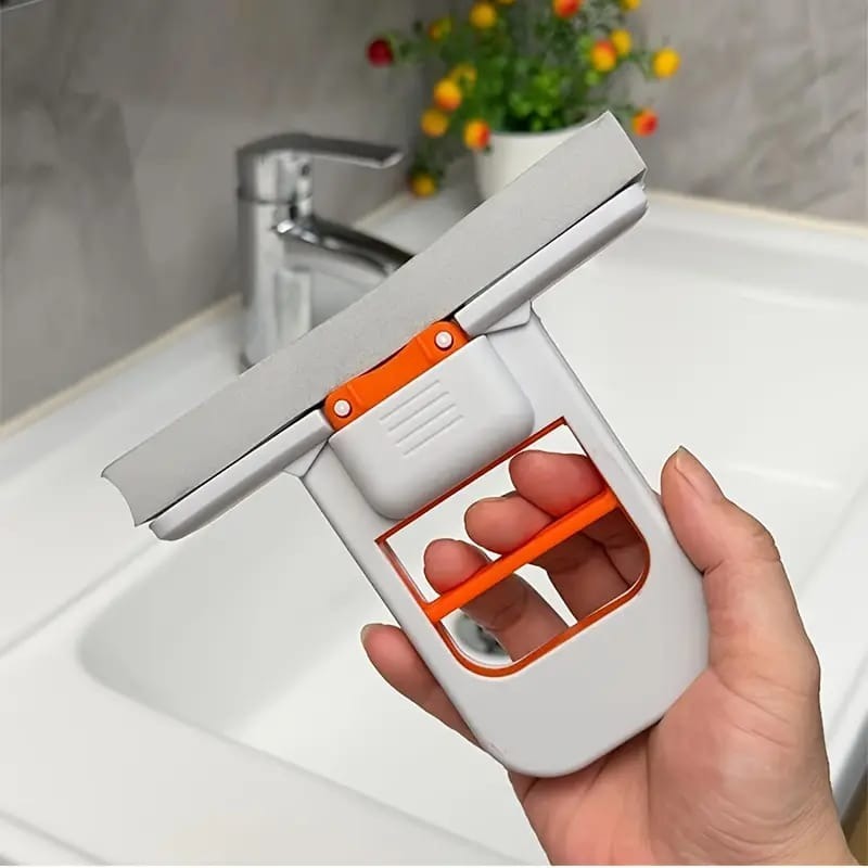 Foldable Mini Mop | Portable Self-Squeezing Wet & Dry Cleaning Mop for Kitchen, Bathroom & Car