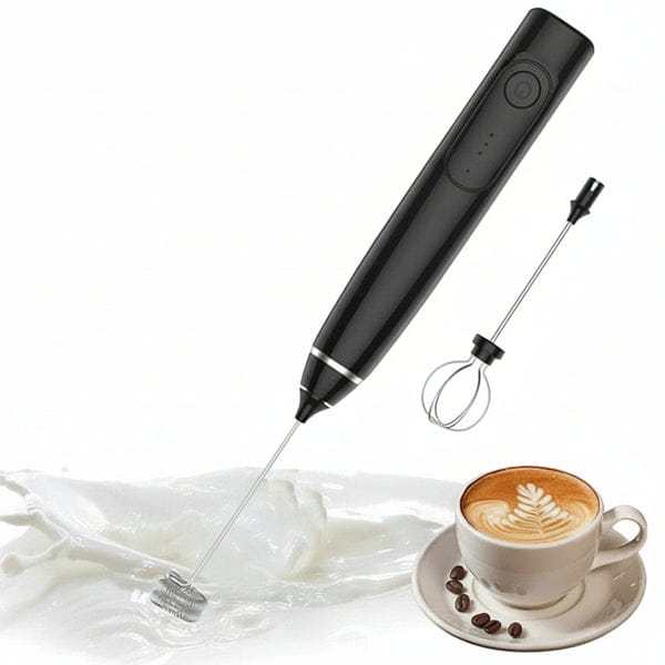 2-in-1 USB Rechargeable Electric Milk Frother & Egg Whisk | Coffee Beater for Creamy Foam & Easy Mixing
