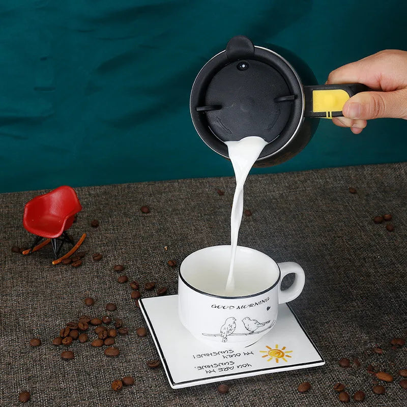 Auto Magnetic Mug 400ml | Self-Stirring Coffee & Milk Mixing Cup | 304 Stainless Steel Battery Operated Mug