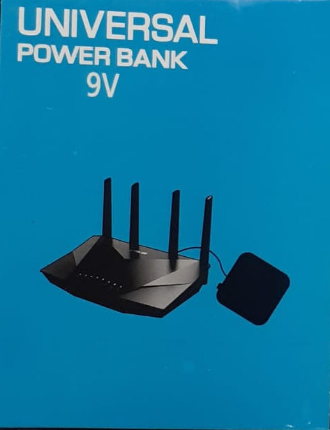 20000mAh WiFi Router Power Bank | 9V & 12V DC Backup Battery for Router, Modem & ONT | Random Color
