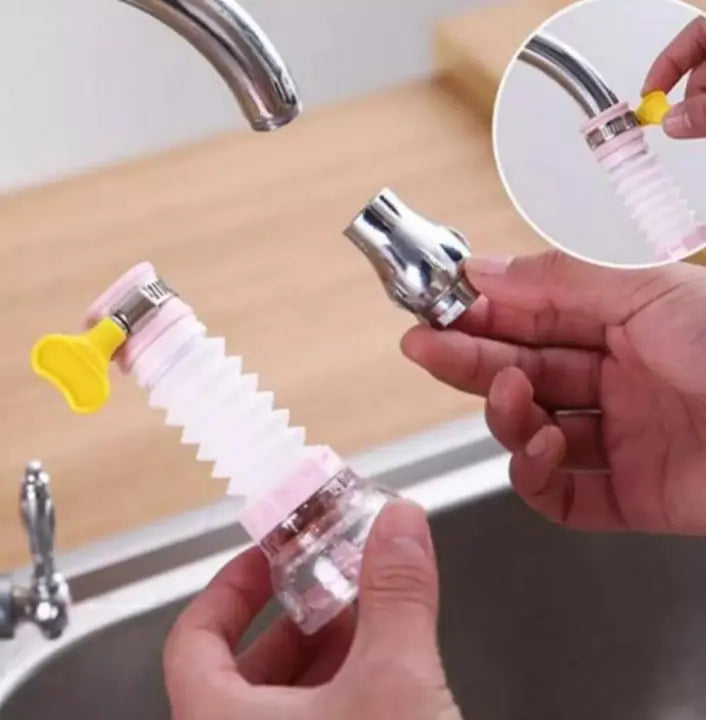 360° Rotating Kitchen Faucet Sprayer & Water-Saving Filter | 3-Mode Tap Nozzle with Splash Regulator