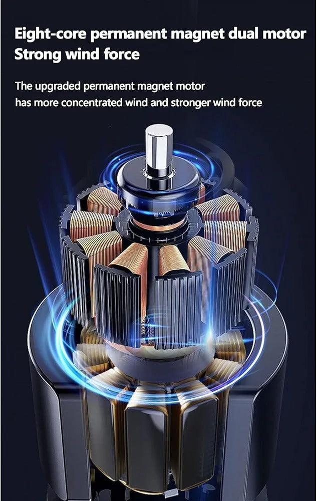 16-Inch Double-Ended Spray Water Mist Fan | Dual Fan USB Desktop Air Cooler with 90° Rotation & RGB Lights