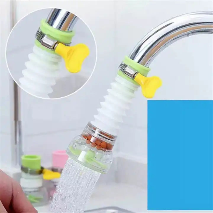 360° Rotating Kitchen Faucet Sprayer & Water-Saving Filter | 3-Mode Tap Nozzle with Splash Regulator