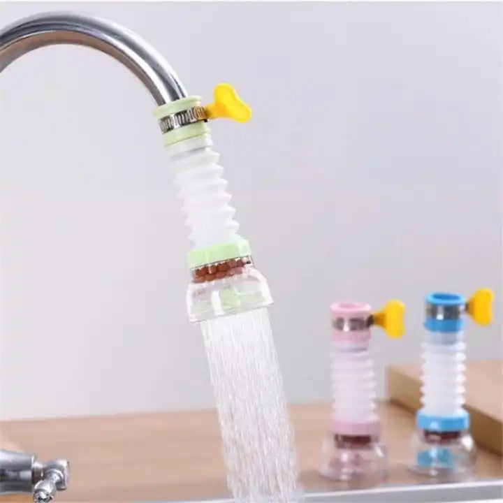 360° Rotating Kitchen Faucet Sprayer & Water-Saving Filter | 3-Mode Tap Nozzle with Splash Regulator